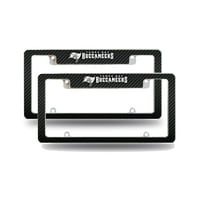 New Mexico Lobos NCAA Rico Industries Laser Cut Inlaid Standard Chrome License Plate Frame